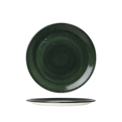 Vesuvius Burnt Emerald Assiette plate coupe, Ø 25.25 cm_1