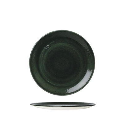 Vesuvius Burnt Emerald Teller Coupe flach, Ø 20.25 cm_1