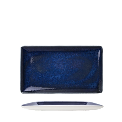Vesuvius Lapis Teller flach rechteckig, 33 x 19 cm _1