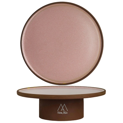 Maham Spice Pink Podest Ø 15.25 cm, H: 4.5 cm, Stoneware_1