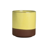 Maham Spice Safran Becher Mug ohne Henkel, H: 8.6 cm, 24 cl, Stoneware