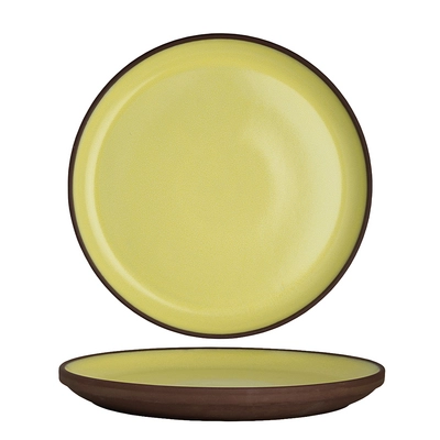 Maham Spice Safran Teller flach Ø 24 cm, Stoneware _1