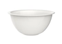 Easy Bol en verre, blanc, Ø 26 cm, H: 12 cm 3100 ml, intérieur brillant, extérieur mat