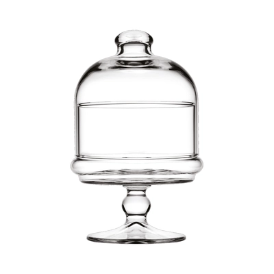 Mini Etagere Scalini mit Cloche, H: 19 cm, Ø 12 cm auf Standfuss_1