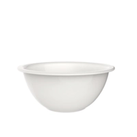 Easy Glas Schüssel, weiss, Ø 19 cm, H: 9 cm 1200 ml, innen glänzend, aussen matt