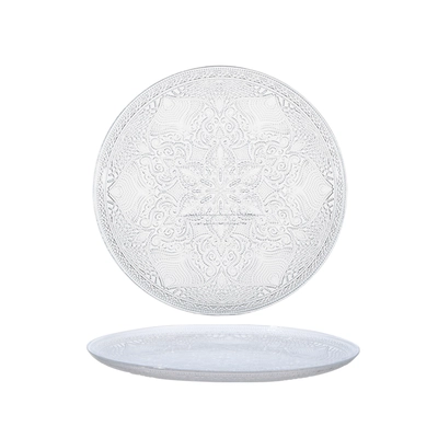 Pradesh Assiette Coupe plate en verre, Ø 24 cm _1