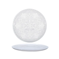 Pradesh Assiette Coupe plate en verre, Ø 24 cm 