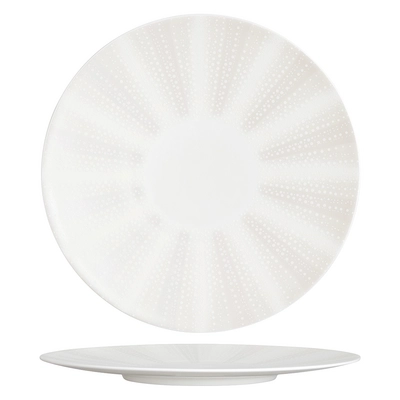 Quill assiette plate, Ø 31 cm, William Edwards - Bone China _1
