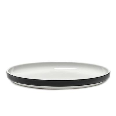 Passe-Partout V. V. Duysen, Assiette bordé Ø 26 cm, H: 2.5 cm, noir vitré _1