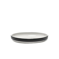 Passe-Partout V. V. Duysen, Assiette bordé Ø 18 cm, H: 2.5 cm, vitré noire