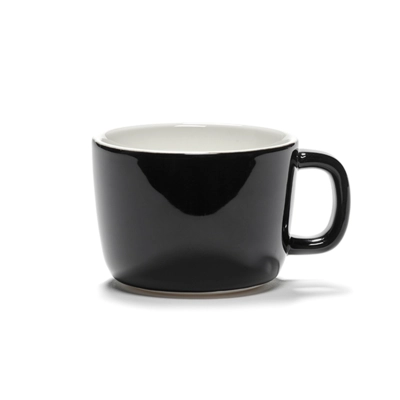 Passe-Partout V. V. Duysen, Tasse à cappuccino Ø 8.5 cm, H: 6 cm, 20 cl, vitré noire_1