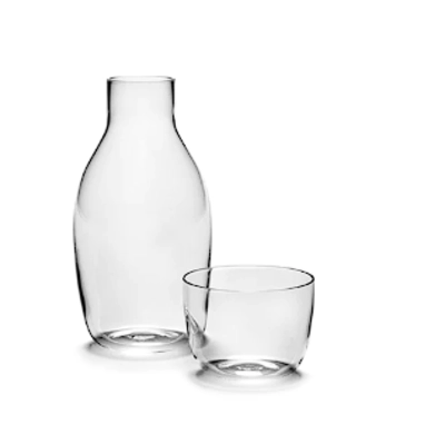 V.V.Duysen, carafe 750 ml et verre 200 ml Ø 93 mm, H: 186 mm_2