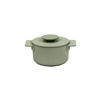 Surface Casserole en fonte émaillée, vert-camo Ø 12 cm, 50 cl