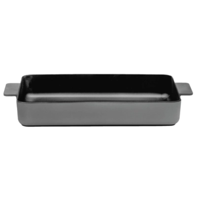 Surface Ofenschale Enamel Cast Iron Black 37 x 28 cm, H: 6 cm_1