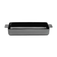 Surface Ofenschale Enamel Cast Iron Black Sergio Herman 32 cm x 20 cm, Höhe: 6 cm