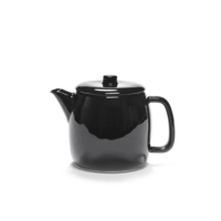 Passe-Partout V. V. Duysen, Teekanne mit Sieb Ø 12 cm, H: 13.3 cm, 90 cl, glasiert schwarz