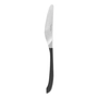 RW Contour Noir Couteau à table, Inox, satiné, L: 24.1 cm