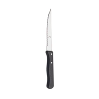 Pizza-/Steakmesser schwarz, Lux, L: 21cm 