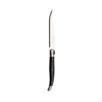 Laguiole Steakmesser schwarz, 23 cm, Klinge 11 cm 