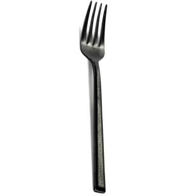 Pure Fourchette de table, noir, inox 18/10 Pascale Naessens_1