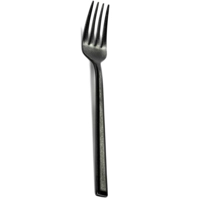Pure Fourchette de table, noir, inox 18/10 Pascale Naessens