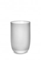Base Glas Frost, weiss, 450 ml, H: 12 cm, 8 cm Ø _1