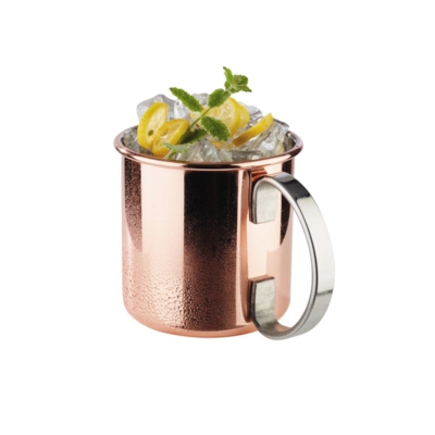 Moscow Mule Becher, Kupfer-Look, 450 ml Edelstahl, glanz, Ø 90 mm, H: 90 mm_2