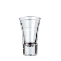 Verre à shot, 57 ml, Filet 2/4 cl+,Ø 51mm, H: 87mm verre à liqueur, digestif