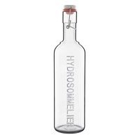 Glasflasche Hydrosommelier, 1000 ml, mit Porzellanverschluss