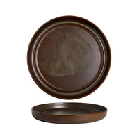 Fire Timber Assiette plate Ø 23 cm, H : 2,7 cm 