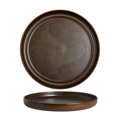 Fire Timber Assiette plate Ø 26 cm, H : 2,7 cm _1