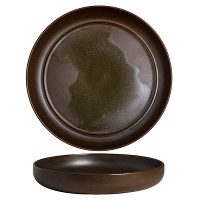 Fire Timber Assiette plate Ø 28 cm, H : 4,5 cm _1