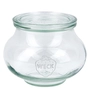 Weck Schmuckglas mit Deckel, 560 ml, H:88mm,Ø80mm RR 80