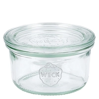 Bocal droit Weck, 165 ml, Ø 80 mm H: 47 mm, RR 80, avec couvercle_1