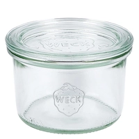 Weck bocal en verre, 200 ml, Ø 90 mm, H: 60 mm, RR 80, avec couvercle_1