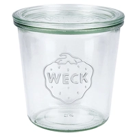 Bocal droit Weck, 580 ml, Ø 100 mm, H: 107 mm, RR 100, avec couvercle_1