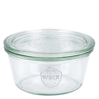 Bocal droit Weck, 290 ml, Ø 100 mm, H: 55 mm, RR 100, avec couvercle_1