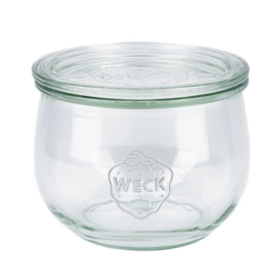 Verre de tulipe Weck, 580 ml, Ø 100 mm, H: 85 mm, RR 100, avec couvercle_1
