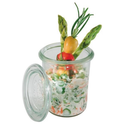Bocal mini à conserves, 160ml, Ø 60 mm, H: 80mm avec couvercle, RR 60_2