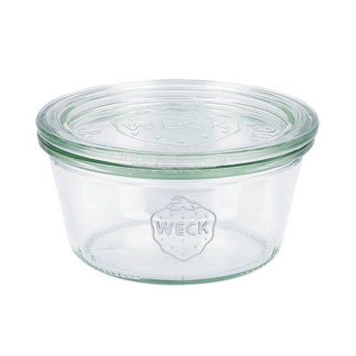 Weck Sturzglas mit Deckel, 290 ml, Ø 100 mm, H: 55 mm, RR 100_1