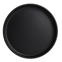 Cali Assiette empilable, Ø 15.9 cm, noir 