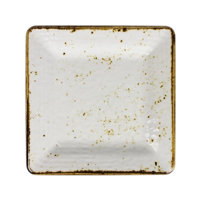 Craft White Assiette carré, 22.8 x 22.8 cm en mélamine_1