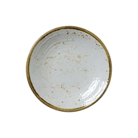 Craft White Melamin Teller Coupe flach, 21 cm Ø 