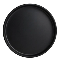 Cali Assiette empilable, Ø 15.9 cm, noir, mélamine