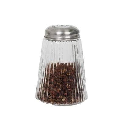 Saupoudreuse, 280 ml  H: 12 cm, Ø 7.8 cm idéal pour fromage et épices_1