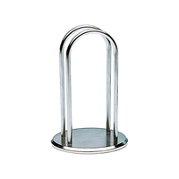 Kartenhalter Terrasse, Edelstahl, Ø 9 cm Abstand Halter 2.3 cm
