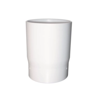 Tischabfall-Becher, Ø 10.5 cm, H: 13 cm, weiss 