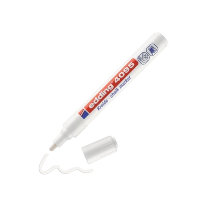 Marqueur Edding 4095 à craie liquide 2-3 mm, blanc _2