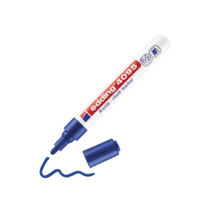 Marqueur Edding 4095 à craie liquide, 2-3 mm, bleu _2
