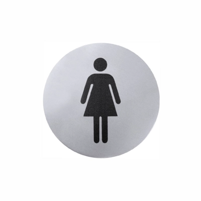 Hinweis-Türsymbol, Damen, Ø 7.5 cm _1